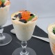 Verrine de homard / truffes / cèleri / œufs de truite / germes de radis noir