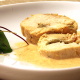 Volaille fermière aux langoustines, écume de crustacés