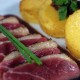 Magret de canard au miel / vinaigre balsamique et sa polenta