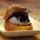 Gougères de boudin blanc aux poires épicées