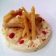 Maigre de St Jean de Luz aux asperges de Blaye, crème de raifort et betteraves rouges