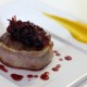 Tournedos de bœuf fleur de sel, caramel de vin rouge et purée de carotte