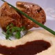 Foie gras sauté à la gelée aux cerises noires