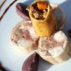 Râble de lapin de Mr Dodin farci au foie gras et compotée de chou rouge